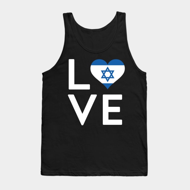 I Love Israel 70ths Anniversary Israeli Patriotic Tank Top by Macy XenomorphQueen